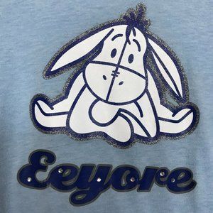 Women's M Softball style shirt Disney Eeyore